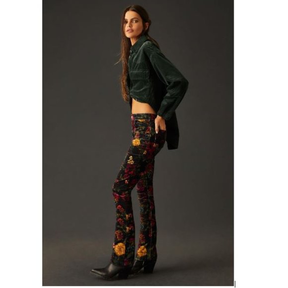 Anthropologie Floral Skinny Pants - Multicolor - Picture 2 of 10